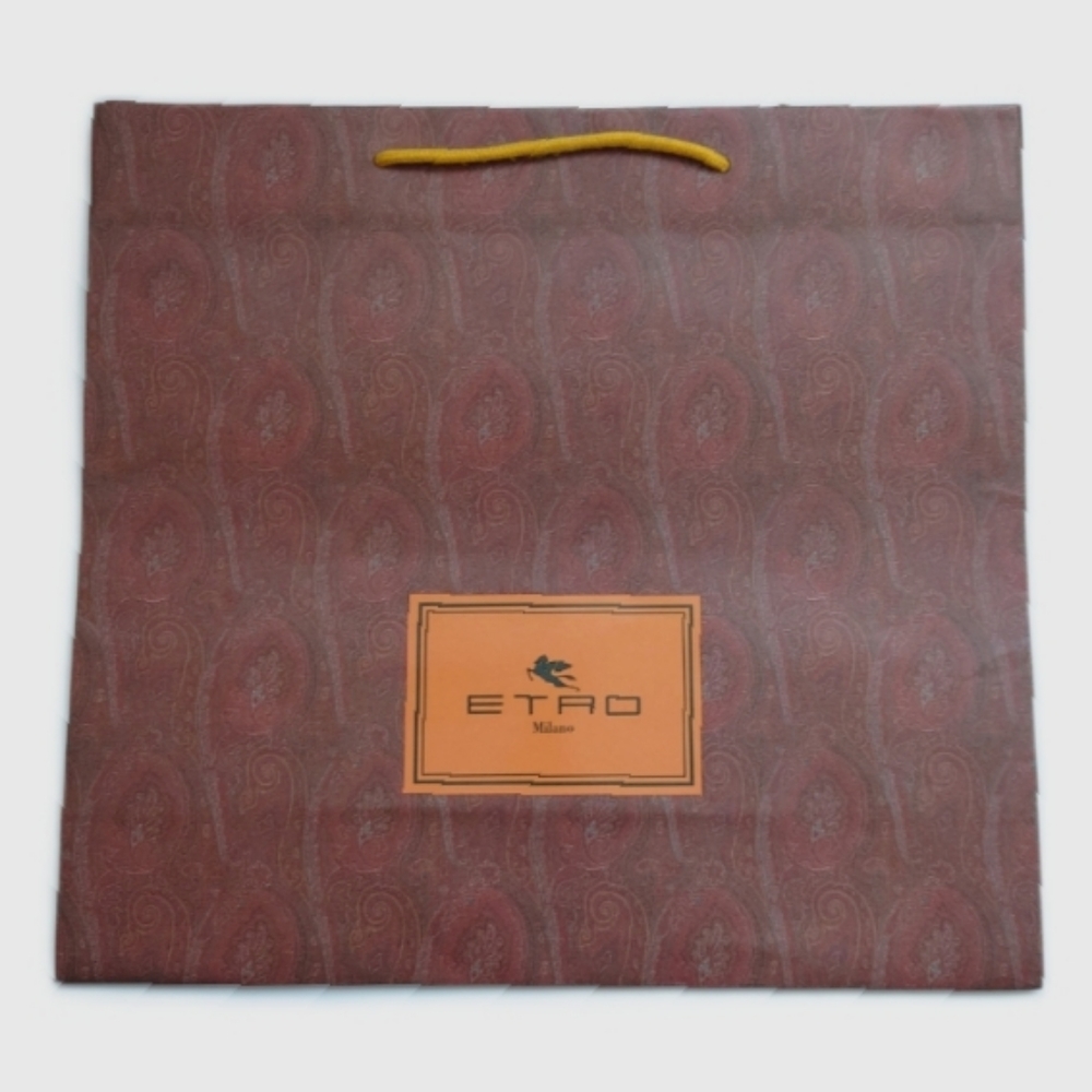 ETRO Large Paper Shopping Gift Bag